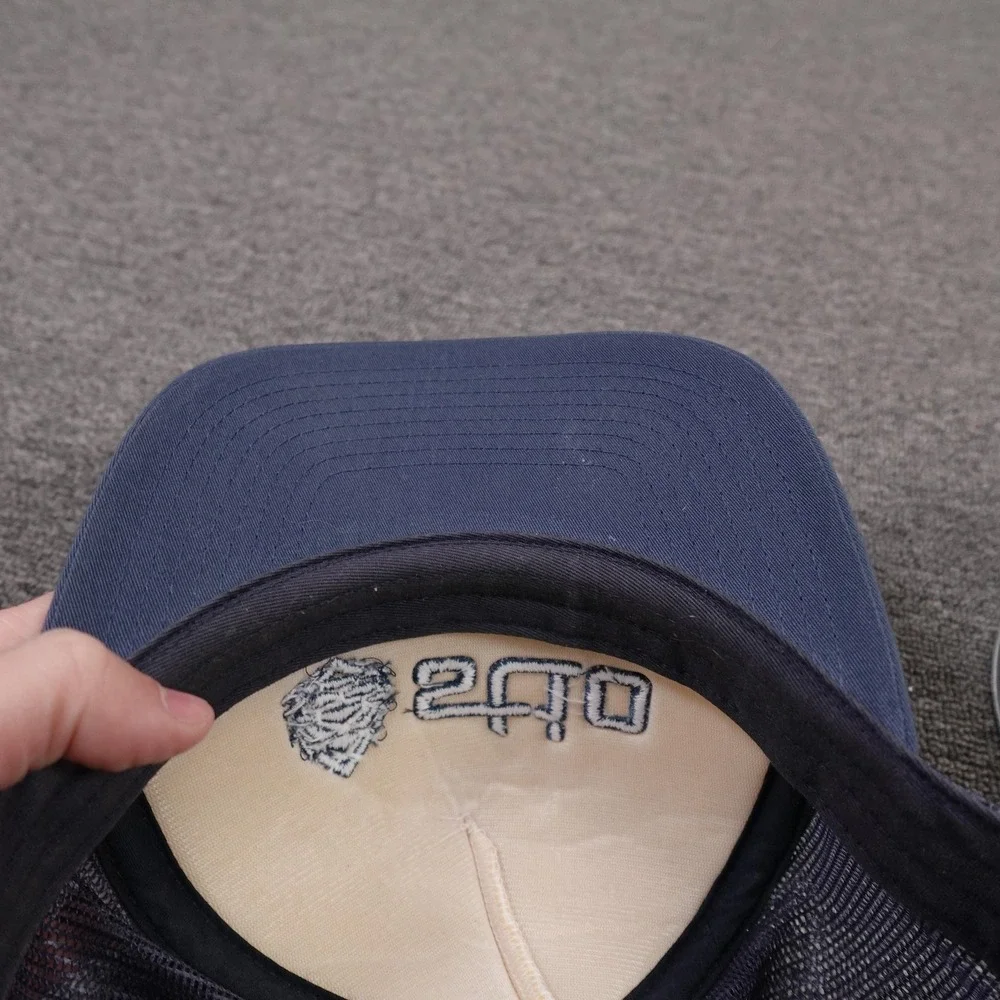 Stio Hat Cap Snap Back Mens One Size Blue Mesh Trucker Outdoor Jackson Hole